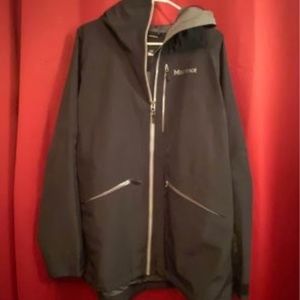 Black marmot women’s ski and snowboard jacket shell XL